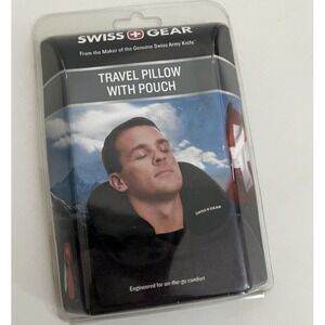 Swiss Gear Travel Pillow with Pouch - BRAND NEW IN PACKAGING